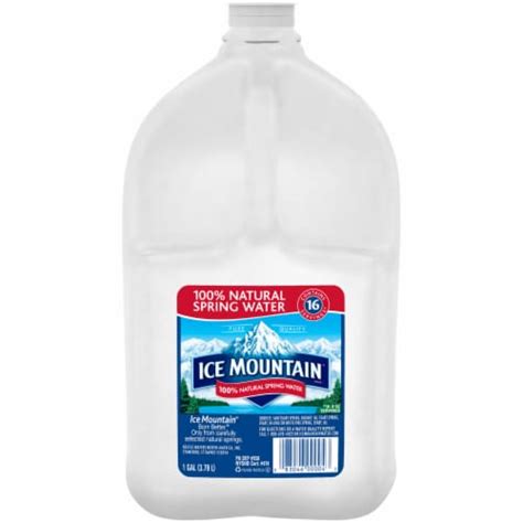 Ice Mountain 100 Natural Spring Bottled Water 1 Gallon Marianos