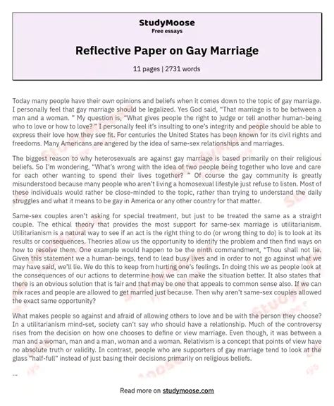 💋 Pro Gay Rights Essay Persuasive Essay On Pro Gay Marriage Pros And