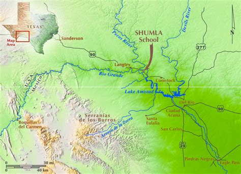 The Lower Pecos Is A Cultural Area Defined By Pecos River Style Rock