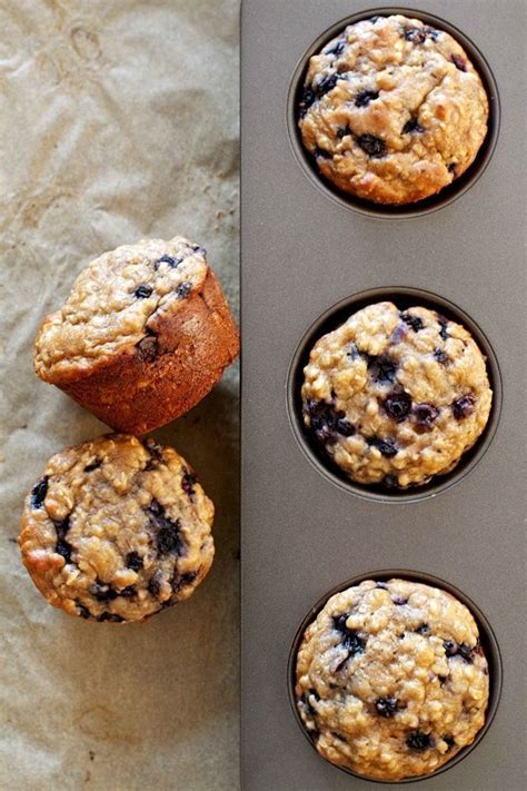 Blueberry oatmeal greek yogurt muffins Blueberry Oat Greek Yogurt Muffins | Recipe | Greek yogurt ...