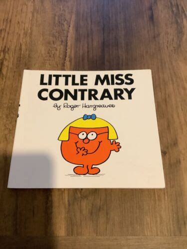 Roger Hargreaves L29 Little Miss Contrary Ebay