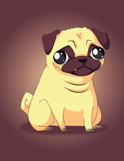 Cartoon Pug Pugapalooza Pinterest The Head Puppys And So Cute