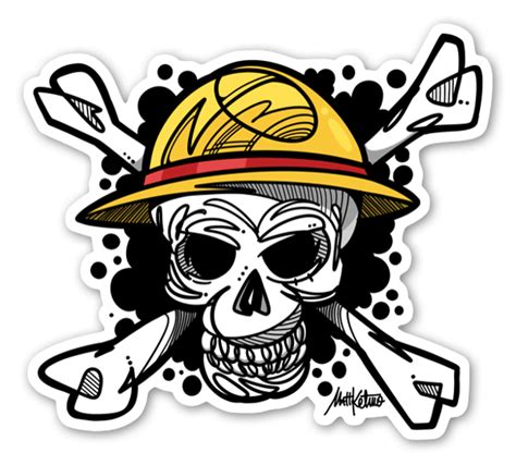 Skull One Piece - StickerApp