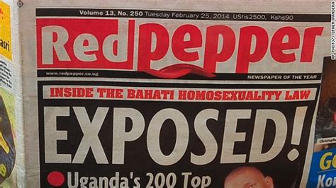 Ugandan Tabloid Prints List Of Homosexuals Cnn