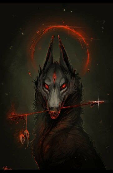 Thats Scary Af Mythical Creatures Art Dark Art Anime Wolf