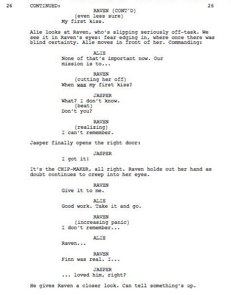 3x06 Part 2 Acting Monologues Acting Scripts Screenplay Writing