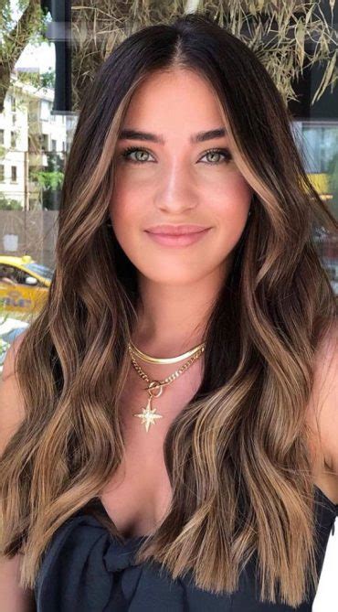 55 Spring Hair Color Ideas And Styles For 2021 Dark Hair With Honey Blonde