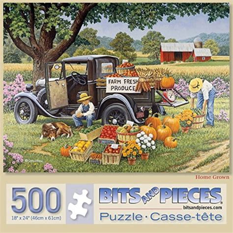 Bits And Pieces 500 Piece Jigsaw Puzzle For Adults 18x24 Home