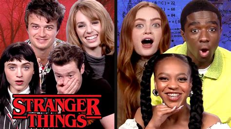 Stranger Things Cast Vs The Most Impossible Stranger Things Quiz Popbuzz Meets Youtube