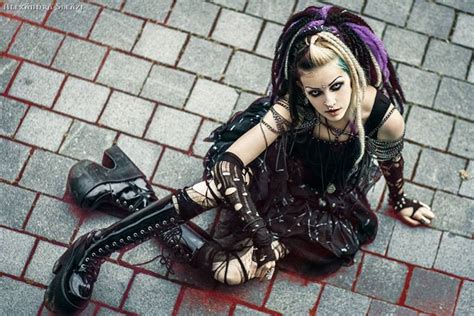 Psychara Goth Model Fashion Gothic Beauty
