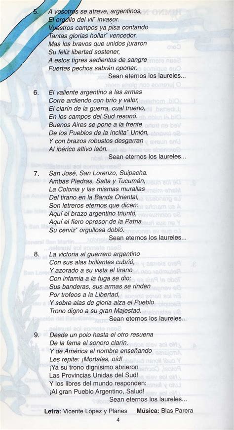 Himno Nacional De Argentina Seo Positivo