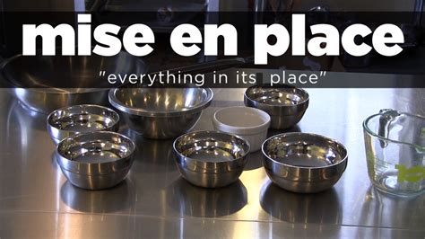 Watch Mise En Place Is The Subject Of This Weeks Kitchen Tips Food