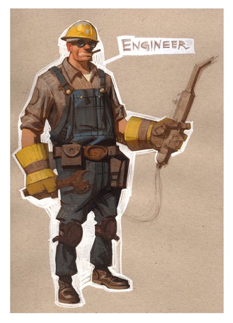 Team Fortress 2 Concept Art By Moby Francke Part Blooming Concepts