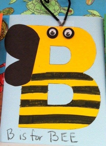 Letter B Is For Bee Alphabet Crafts Daycare Crafts Preschool Letters