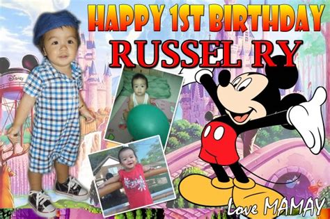 Making the layout allows the use of. Russel Ry's Mickey Mouse Tarp | Cebu Balloons and Party ...