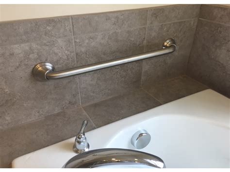 Shower grab bars allow you to regain your balance quickly, even on the slippery surface of a bathtub. Bathroom Grab Bars Installation Cost