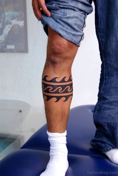 53 Cool Band Tattoos On Leg Tattoo Designs