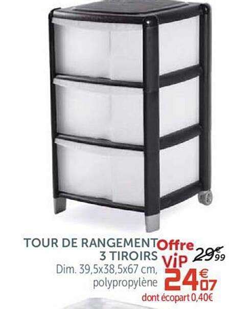 Promo Tour De Rangement Tiroirs Chez Gifi Icatalogue Fr