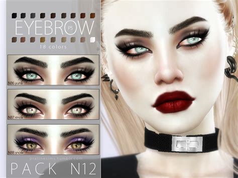 Pralinesims Eyebrow Pack N12 Sims 4 Updates ♦ Sims 4