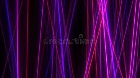 Abstract Retro Futuristic Neon Laser Glow Tunnel Hallway 3d Corridor