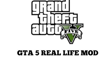 How To Download Gta 5 Real Life Mod Youtube