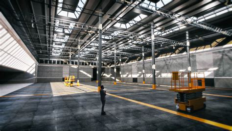Free Cinema 4d 3d Model Empty Industrial Expo Hall The Pixel Lab