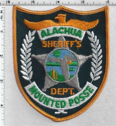 Alachua County Sheriffs Dept Mounted Posse Florida 1st Issue