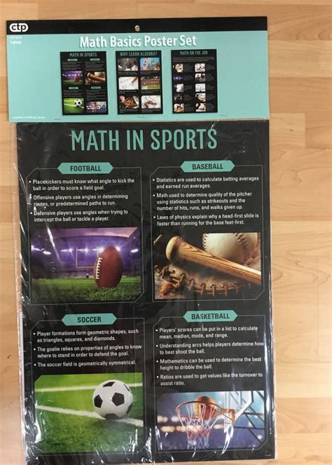 Math Basics Poster Set School Spot