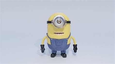 Minion Despicable Me 3d Model Animated Rigged Cgtrader