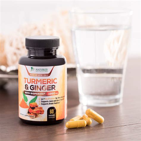 Turmeric Curcumin With Ginger Curcuminoids Mg With Bioperine