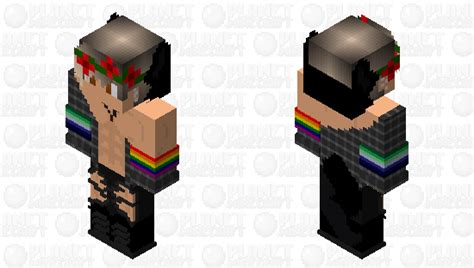 Gay Wolf Boy Shirtless Minecraft Skin