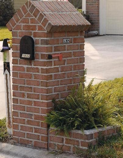 Different Styles Of Brick Mailboxes Build A Mailbox