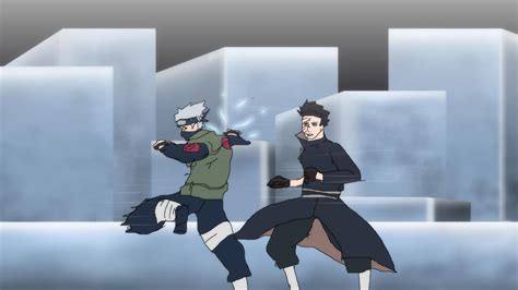 Kakashi Vs Obito By Opunu On Deviantart