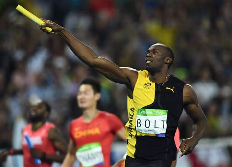 usain bolt wins the men s 4x100m relay final during the athletics event at the rio 2016 olympic