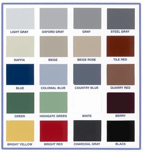 Concrete Coating Systems Llc Color Chart