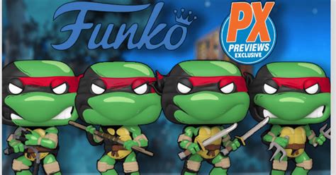 Previews Exclusive Teenage Mutant Ninja Turtle Funko Pop Figures Are