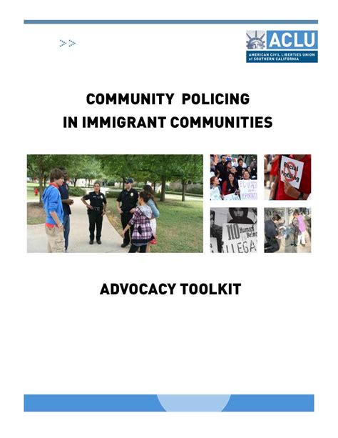 Community Policing In Immigrant Communities Aclu Of Southern California