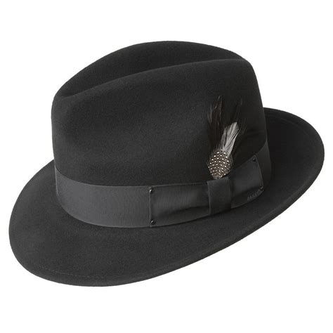 Blixen Litefelt Medium Brim Fedora By Bailey Chapéu