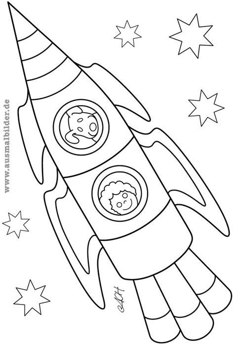 Ein alien fliegt im raumschiff. coloring page rocket ... #coloring #rocket | Malvorlage ...