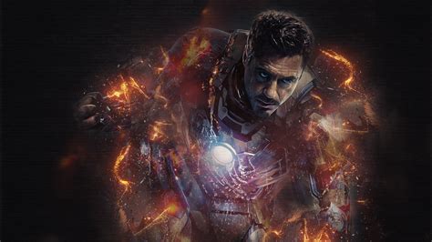Hình ảnh Người Sắt Iron Man Tony Stark 4k Ultra Hd