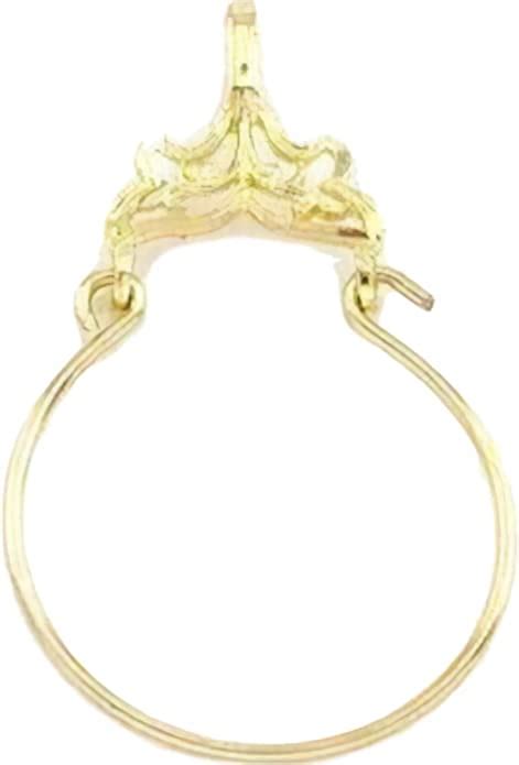 14k Gold Charm Holder Necklace Jewelry 28mm Findingking Amazonca Jewelry