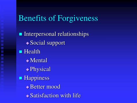 Ppt Forgiveness In Mind Body And Spirit Healing Emotional Wounds