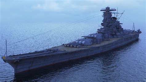 Japanese Battleship Yamato By Cglikolus Yamato Was The Lead Ship Of The Yamato Class Of