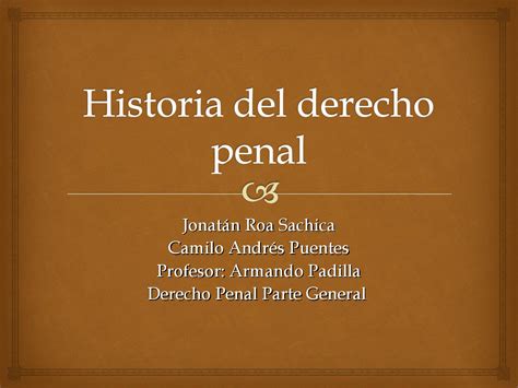 Historia Del Derecho Penal By Andrés Dettroiik Issuu