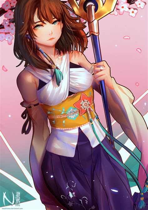 Yuna Final Fantasy And 1 More Drawn By Nesallienna Danbooru