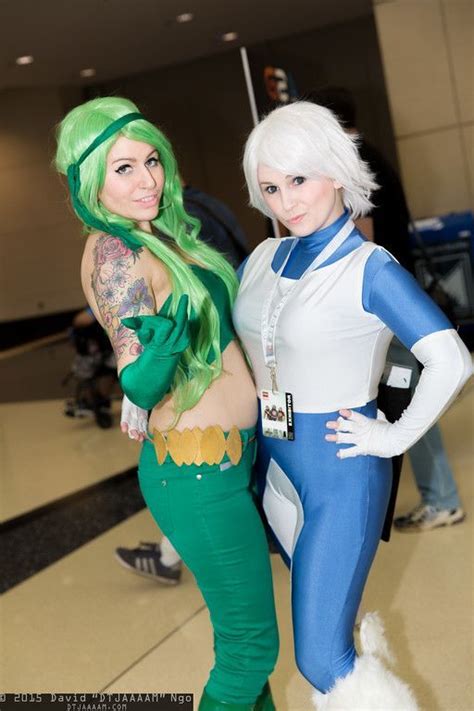 Fire And Ice Justice League Comics Justice League Unlimited Two Ladies Amazing Cosplay Fire