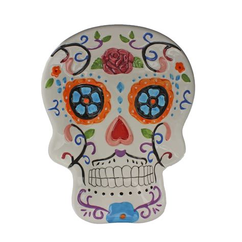 Cocinaware Day Of The Dead Ceramic Skull Candy Bowl Shop Dishes At H E B