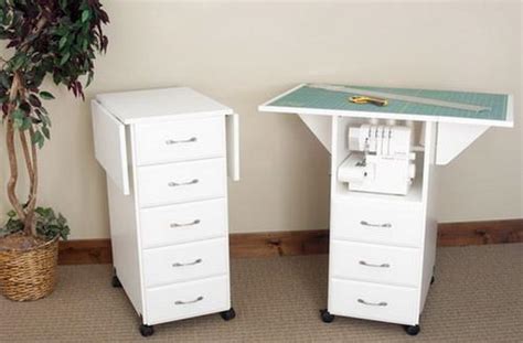 Sewing Cutting And Storing Table For Small Spaces