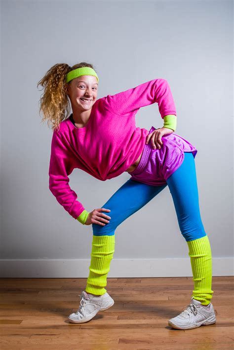 Mom Me 80s Workout Costume Complete Set Ph