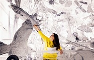 es devlin draws 243 endangered species for her illuminated dome ‘come ...